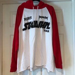 Justin Bieber Purpose Tour sweatshirt